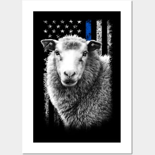 Fuzzy Flock Sheep Love, Tee Triumph for Animal Enthusiasts Posters and Art